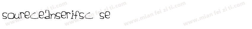 soureceHanserifsc se字体转换
